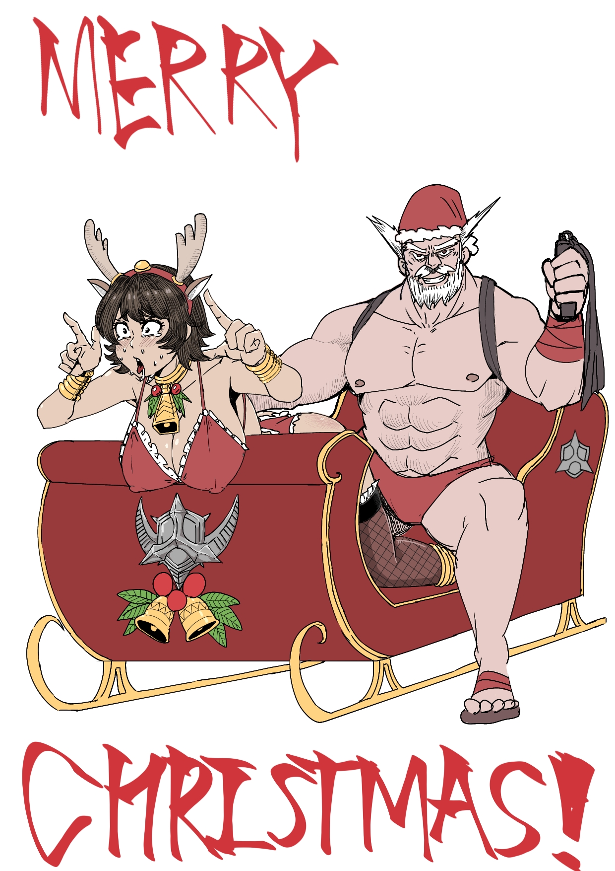 Heihachi Mishima (Christmas) Rule 34 Image