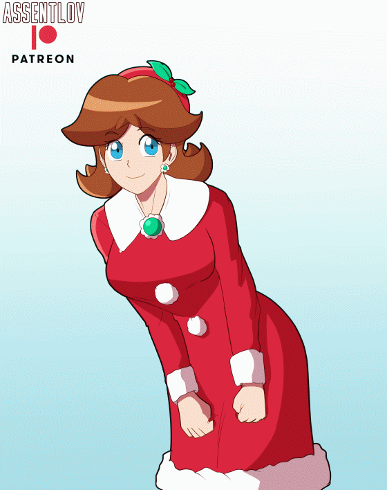 Princess Daisy (Christmas) Rule 34 Image