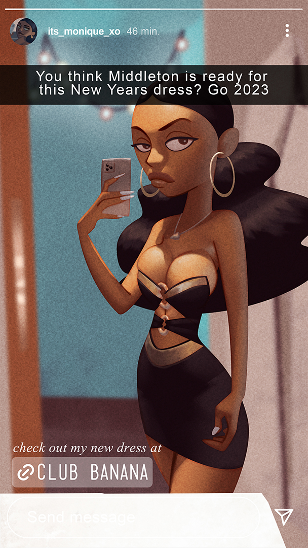 Monique (Kim Possible) Rule 34 Image
