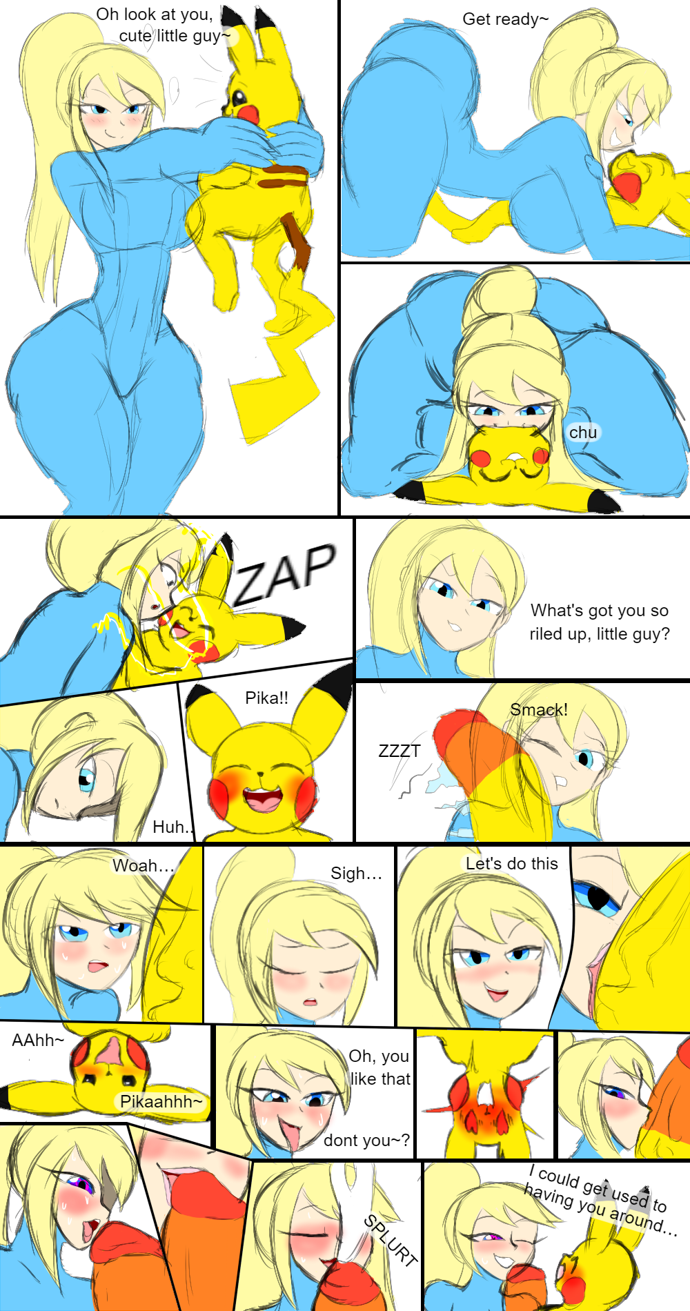 Pikachu (Metroid) Rule 34 Image