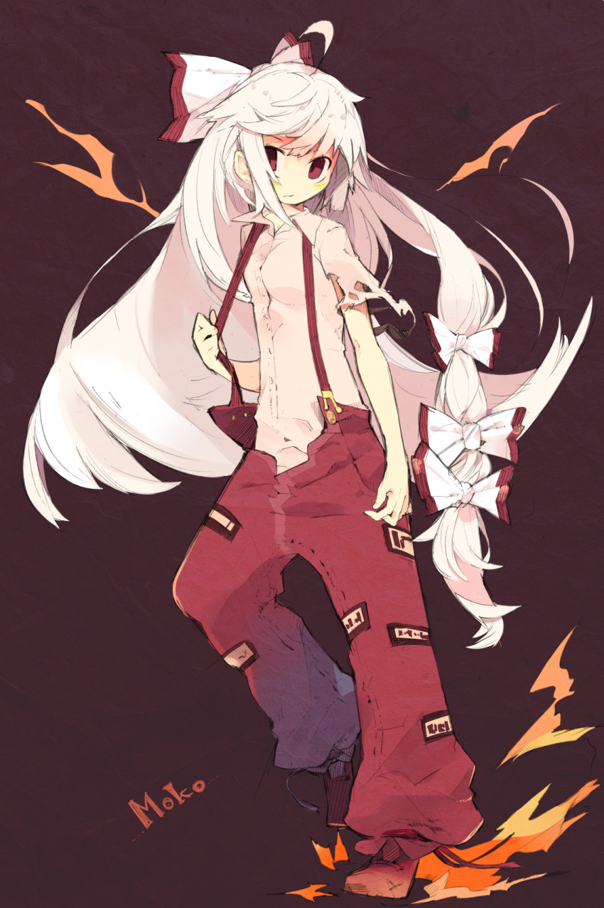Fujiwara No Mokou (Touhou) Rule 34 Image