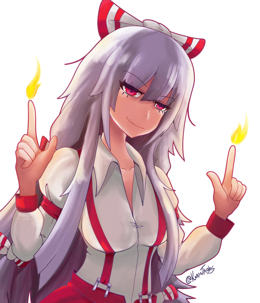 Fujiwara No Mokou (Touhou) Rule 34 Image