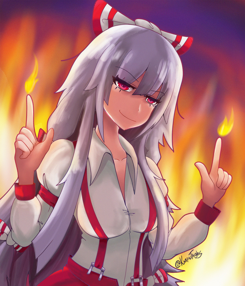 Fujiwara No Mokou (Touhou) Rule 34 Image