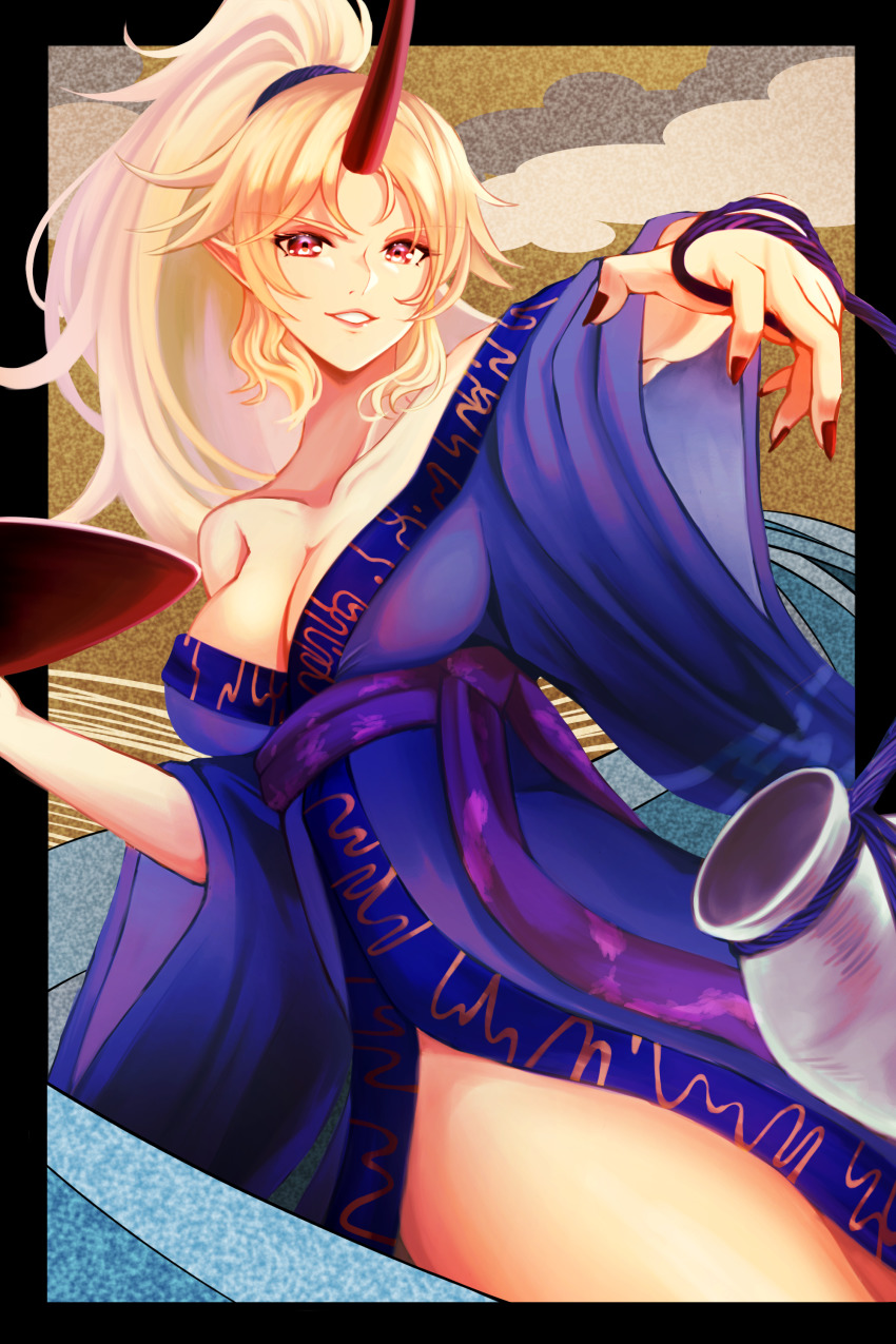Hoshiguma Yuugi (Touhou) Rule 34 Image