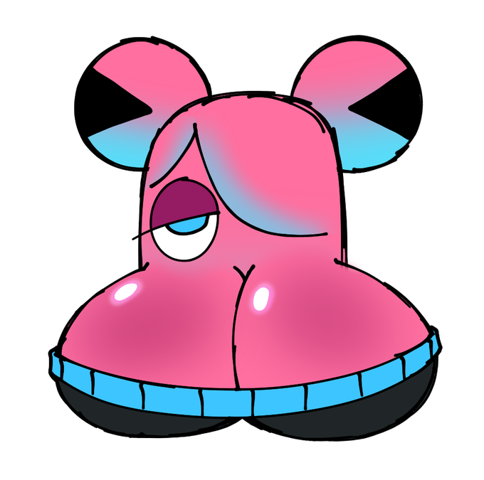 Glislock Pinky (Pac-Man (Series)) Rule 34 Image