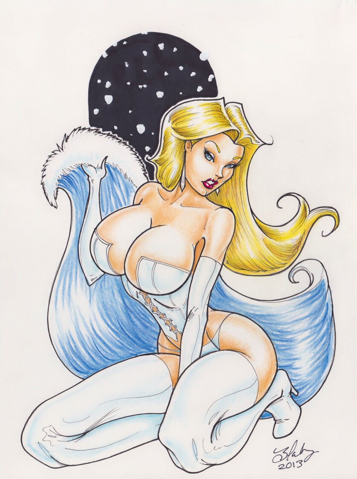 Emma Frost (Hellfire Club) Rule 34 Image