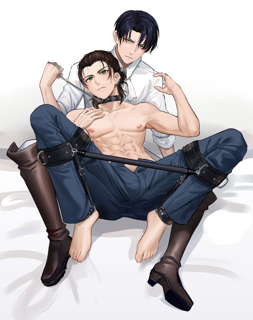 Eren Yeager (Levi (Shingeki No Kyojin)) Rule 34 Image
