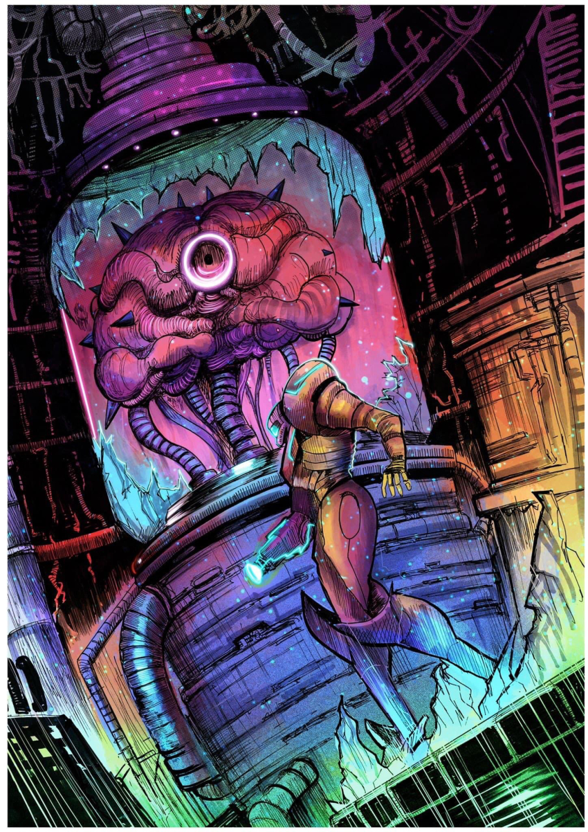 Mother Brain (Metroid) Rule 34 Image
