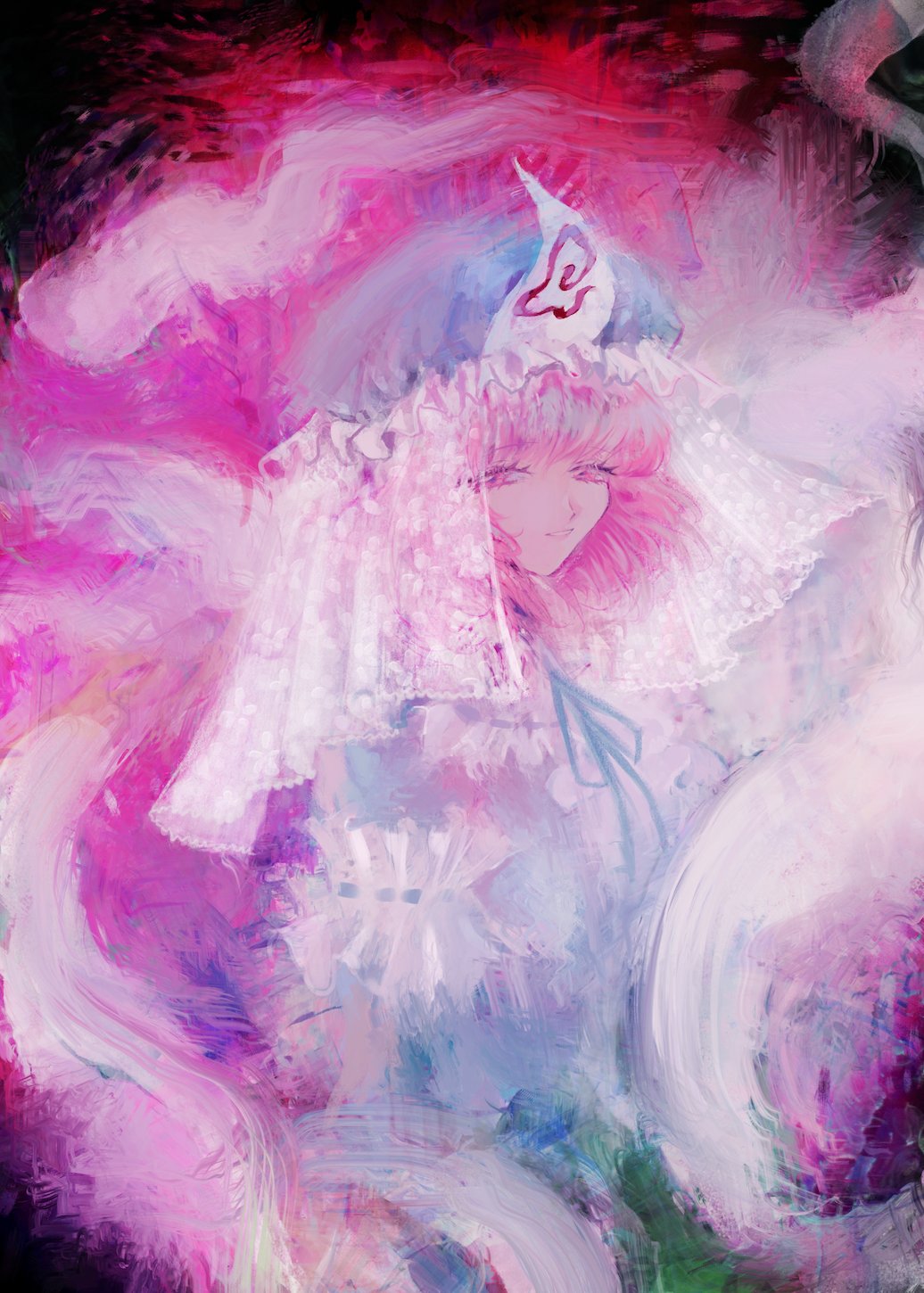 Saigyouji Yuyuko (Touhou) Rule 34 Image