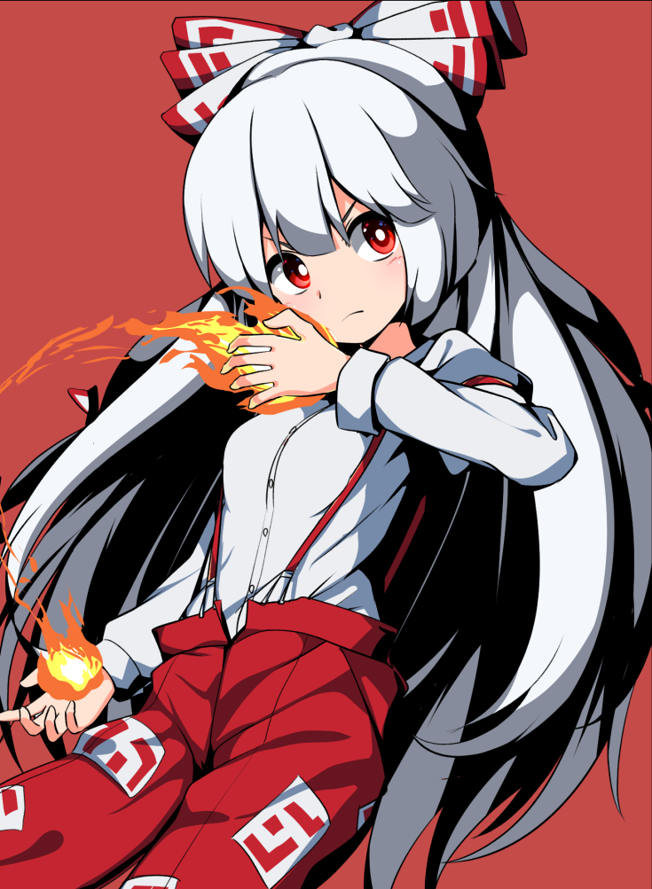 Fujiwara No Mokou (Touhou) Rule 34 Image