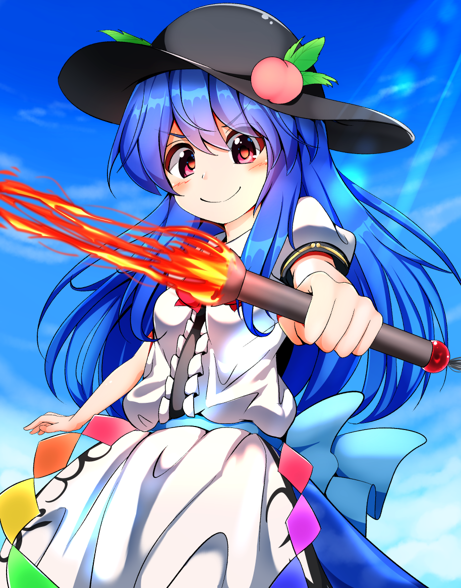 Hinanawi Tenshi (Touhou) Rule 34 Image