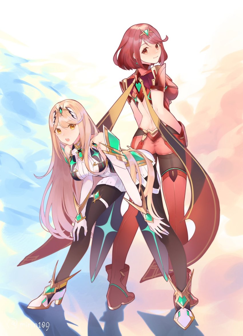 Mythra (Massive Melee) (Xenoblade) Rule 34 Image