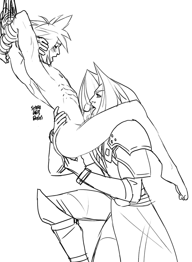 Cloud Strife (Final Fantasy) Rule 34 Image