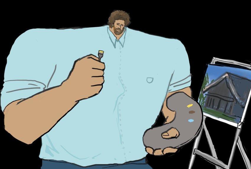 Bob Ross Rule 34 Image