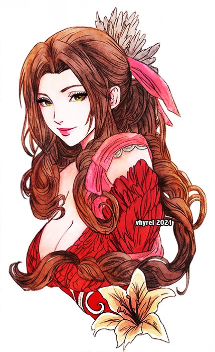 Aerith Gainsborough (Final Fantasy) Rule 34 Image