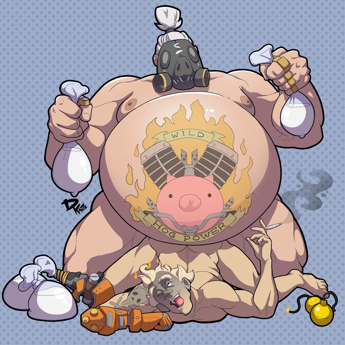 Junkrat (Overwatch) Rule 34 Image