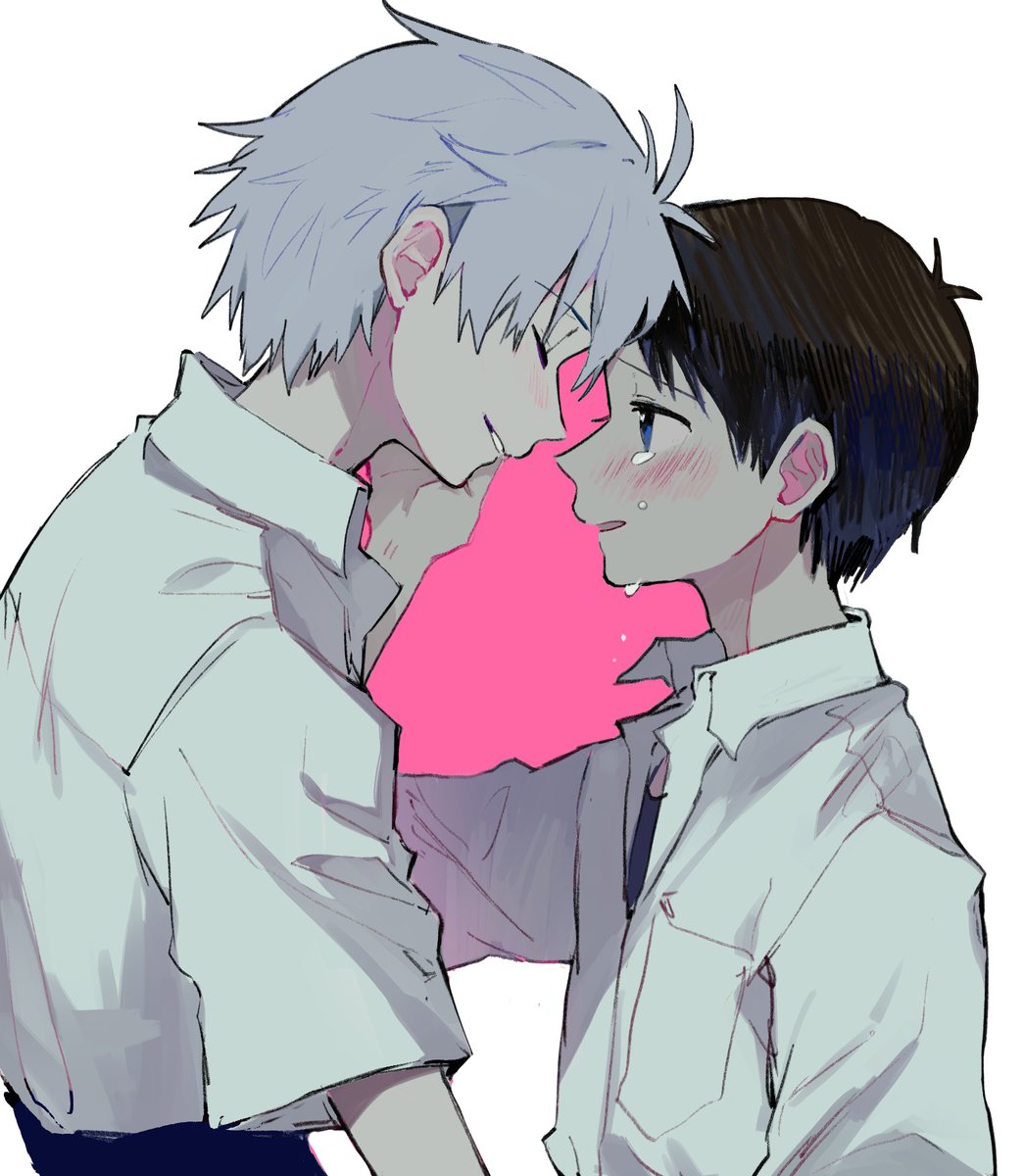 Ikari Shinji (Nagisa Kaworu) Rule 34 Image