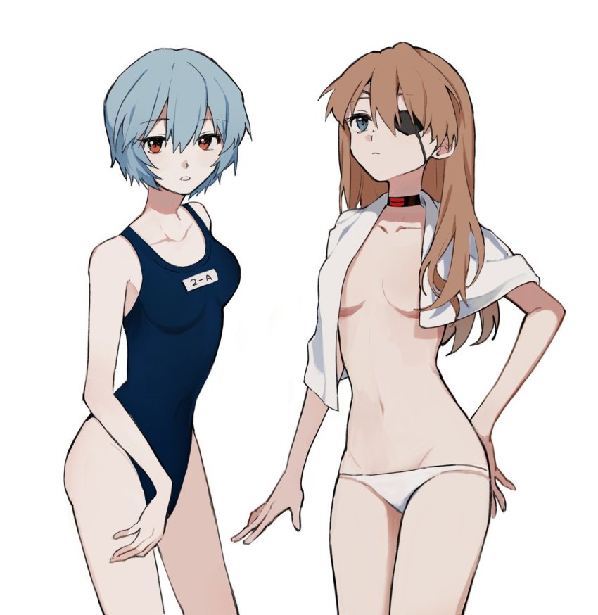 Ayanami Rei (Neon Genesis Evangelion) Rule 34 Image