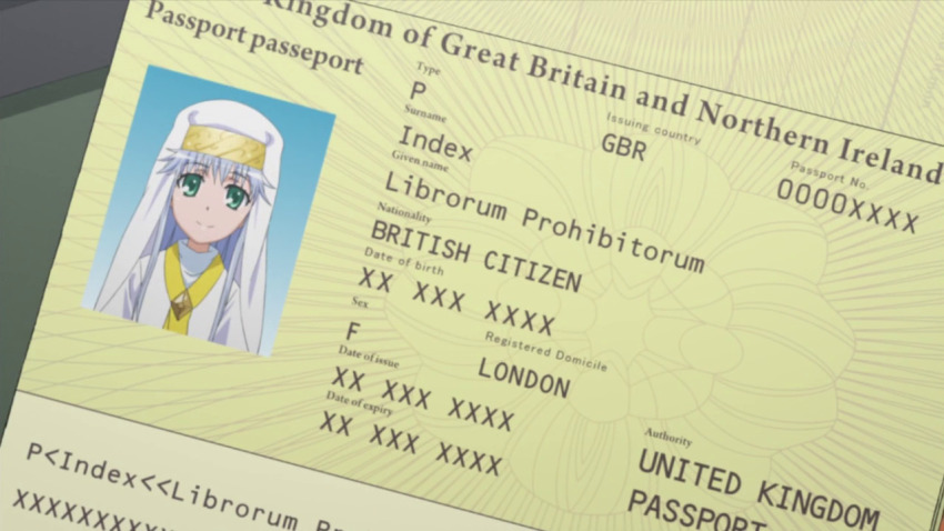 Index (Toaru Majutsu No Index) Rule 34 Image