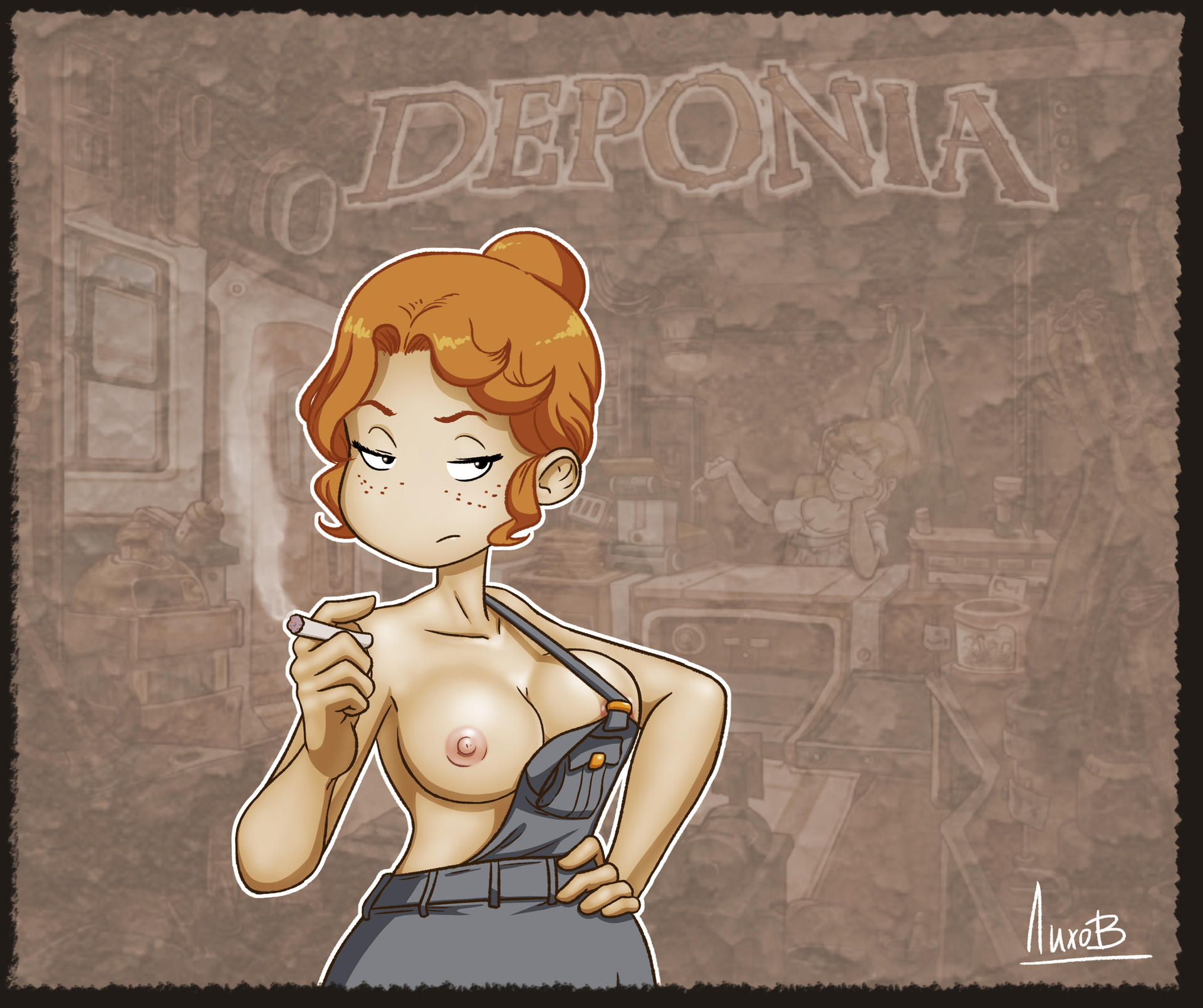 Toni (Deponia) Rule 34 Image