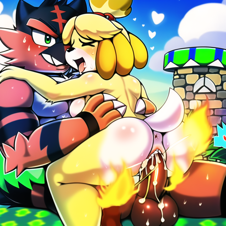 Incineroar (Animal Crossing) Rule 34 Image