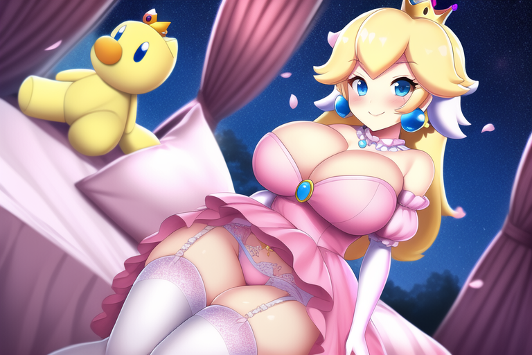 Princess Peach (Mario (Series)) Rule 34 Image