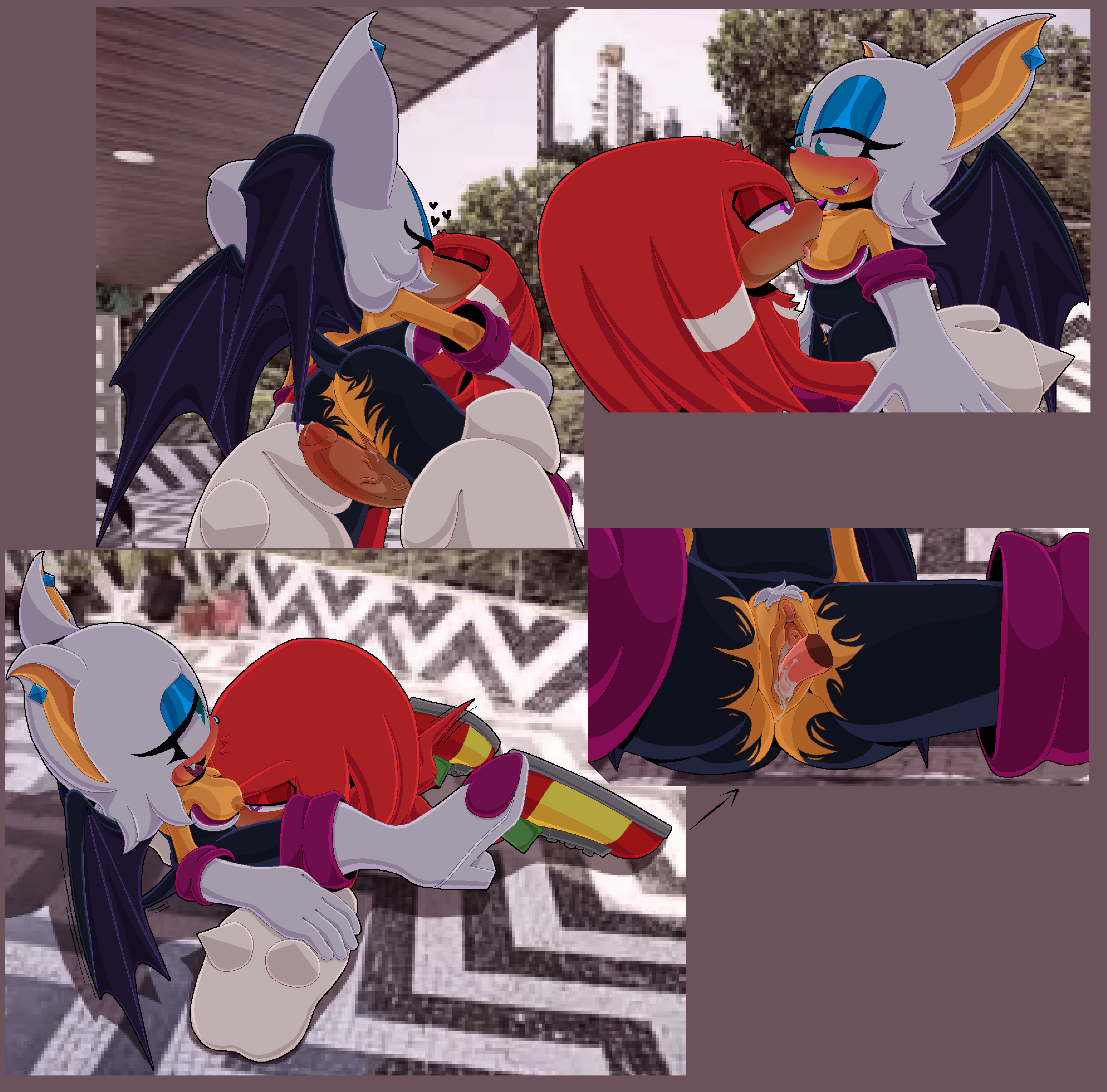 Knuckles The Echidna (Sega) Rule 34 Image