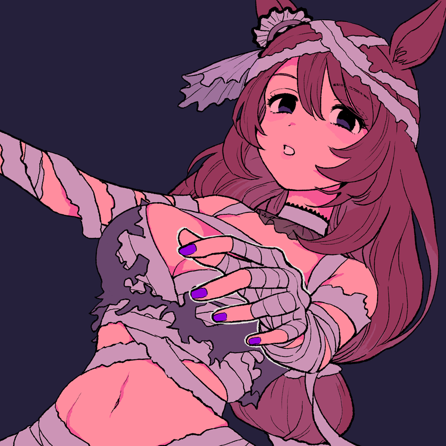 Super Creek (Chiffon-Wrapped Mummy) (Umamusume) Rule 34 Image