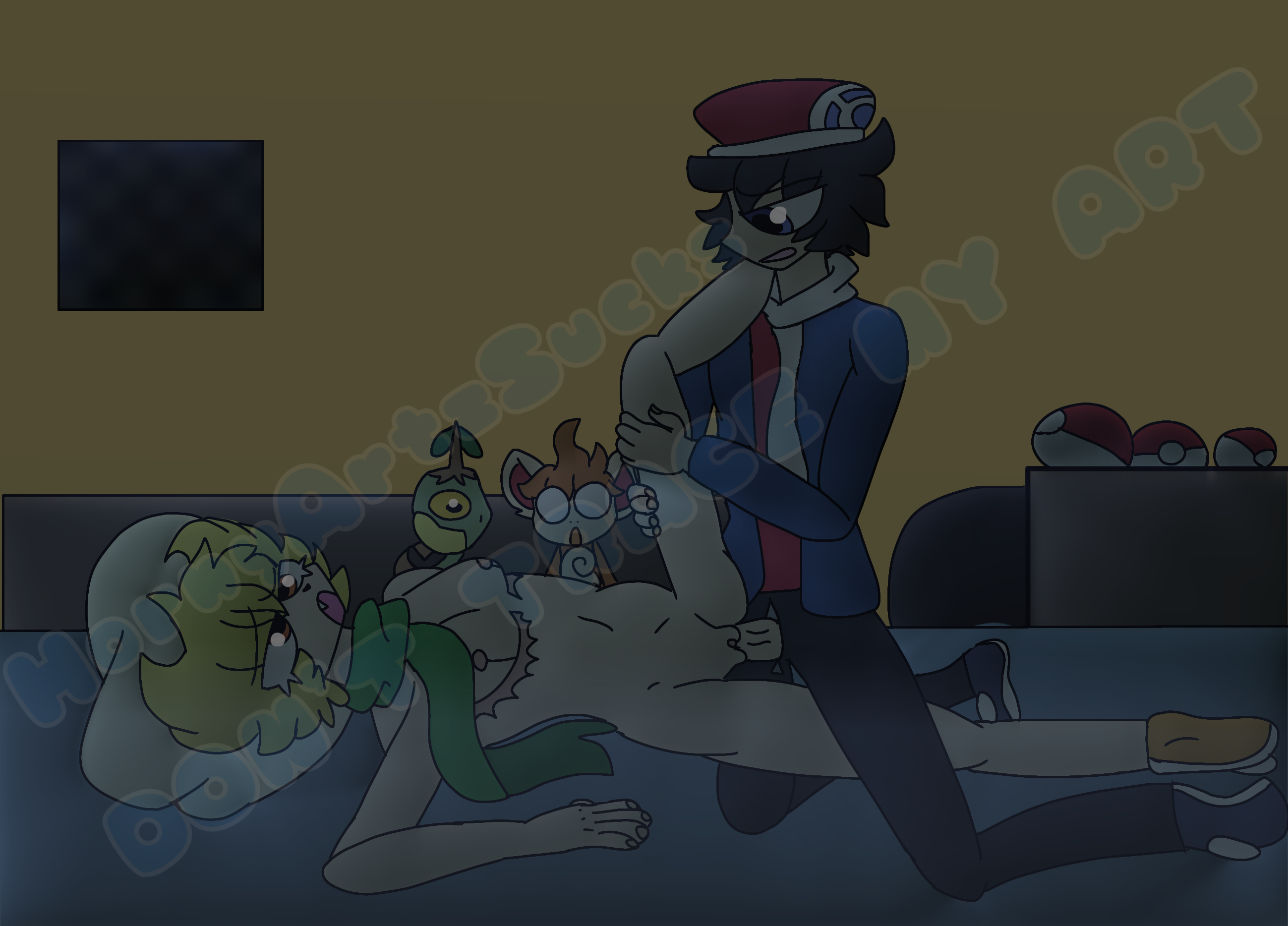 Barry (Pokemon) Rule 34 Image