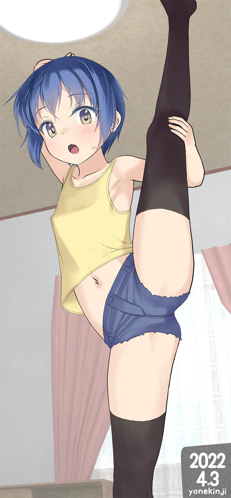 Black Legwear Rule 34 Image