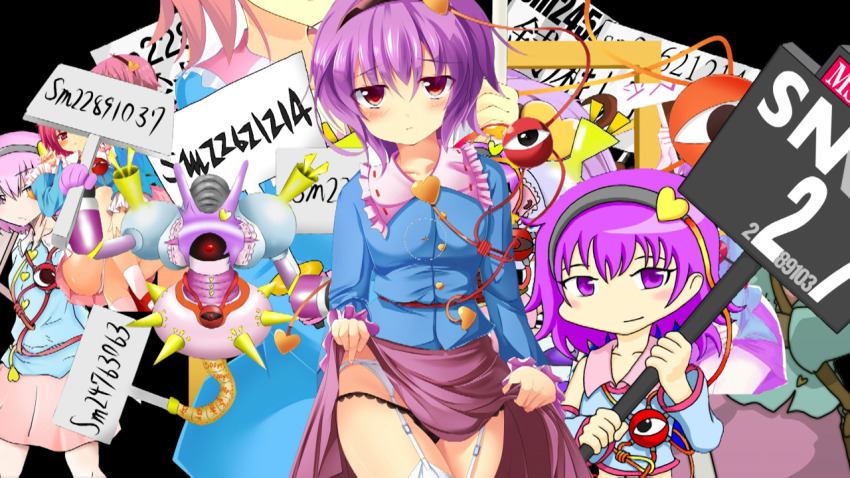Komeiji Satori (Cookie (Touhou)) Rule 34 Image