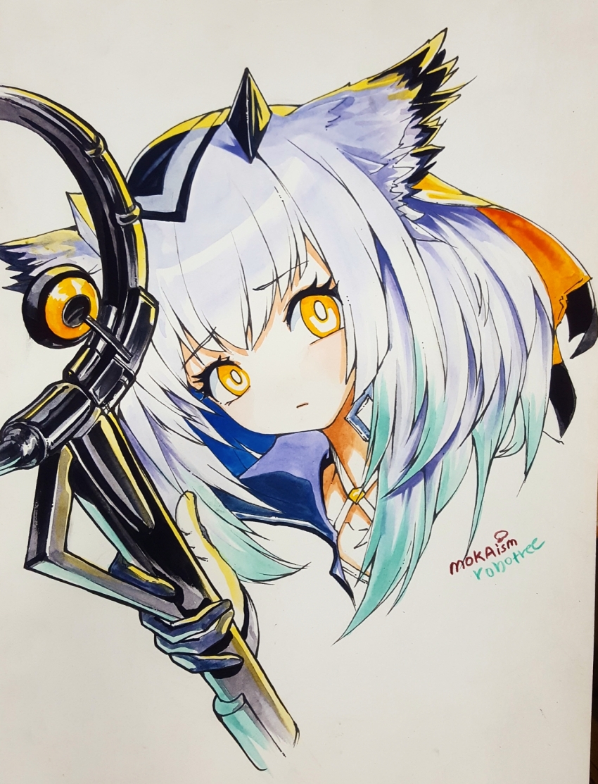 Ptilopsis (Arknights) Rule 34 Image