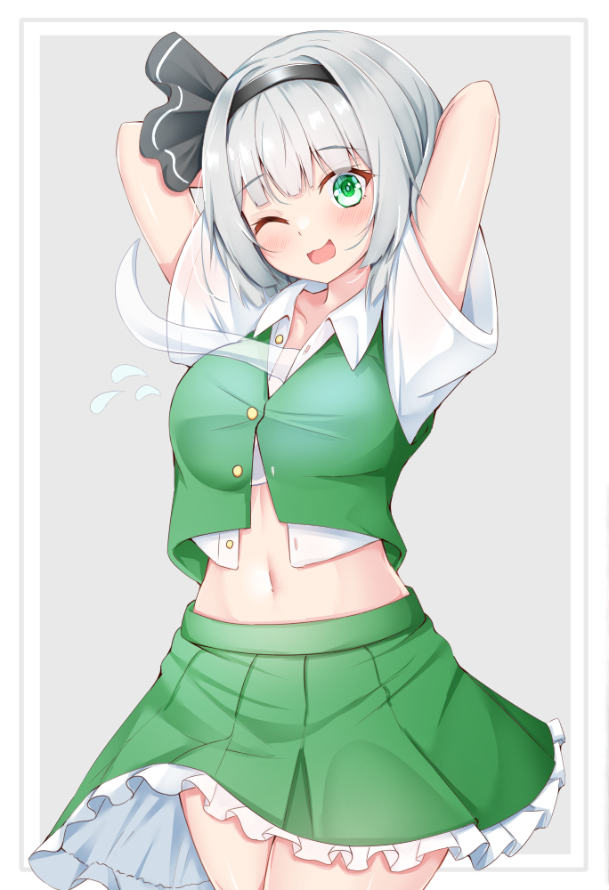 Konpaku Youmu (Touhou) Rule 34 Image