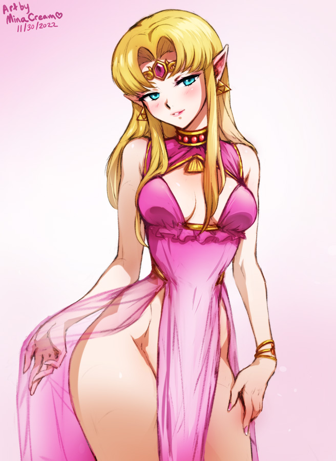 Princess Zelda (A Link Between Worlds) Rule 34 Image