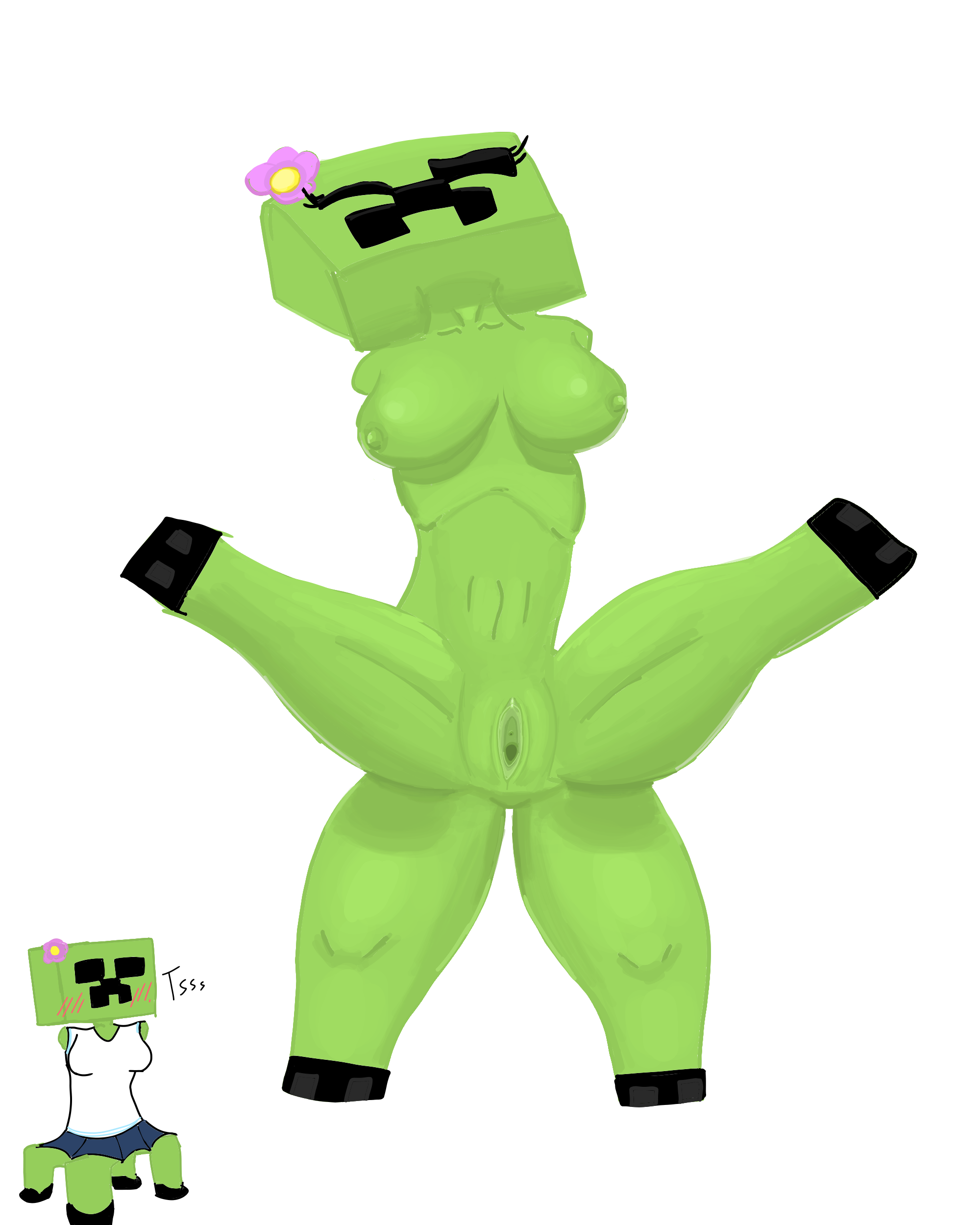 Creeper (Minecraft) Rule 34 Image