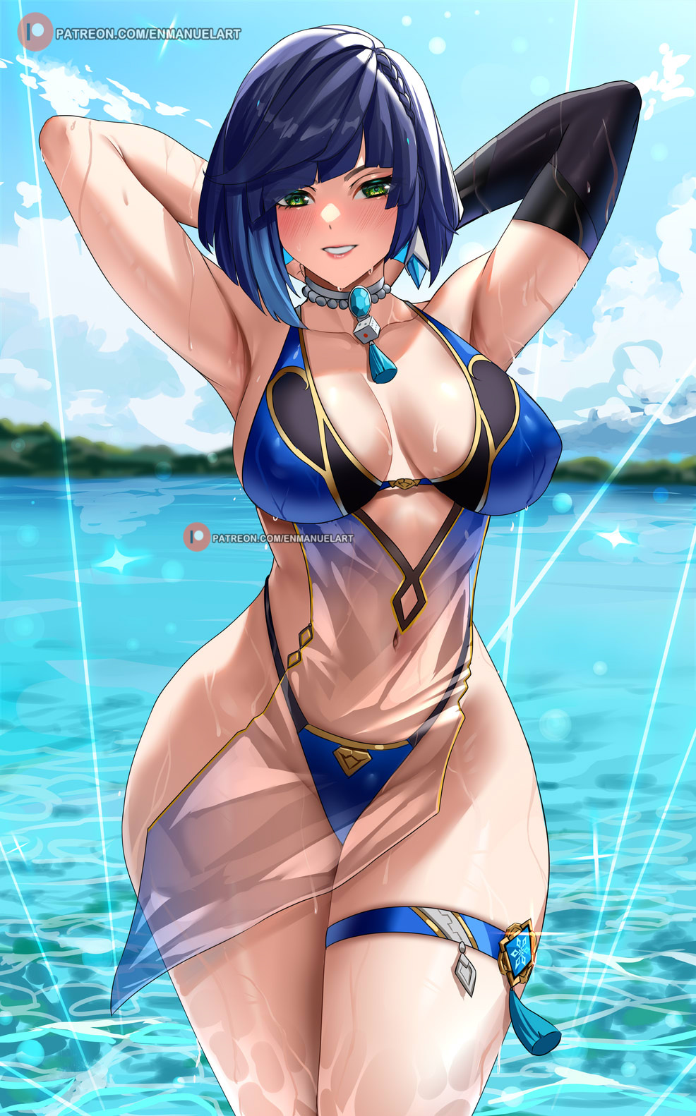Yelan (Genshin Impact) Rule 34 Image