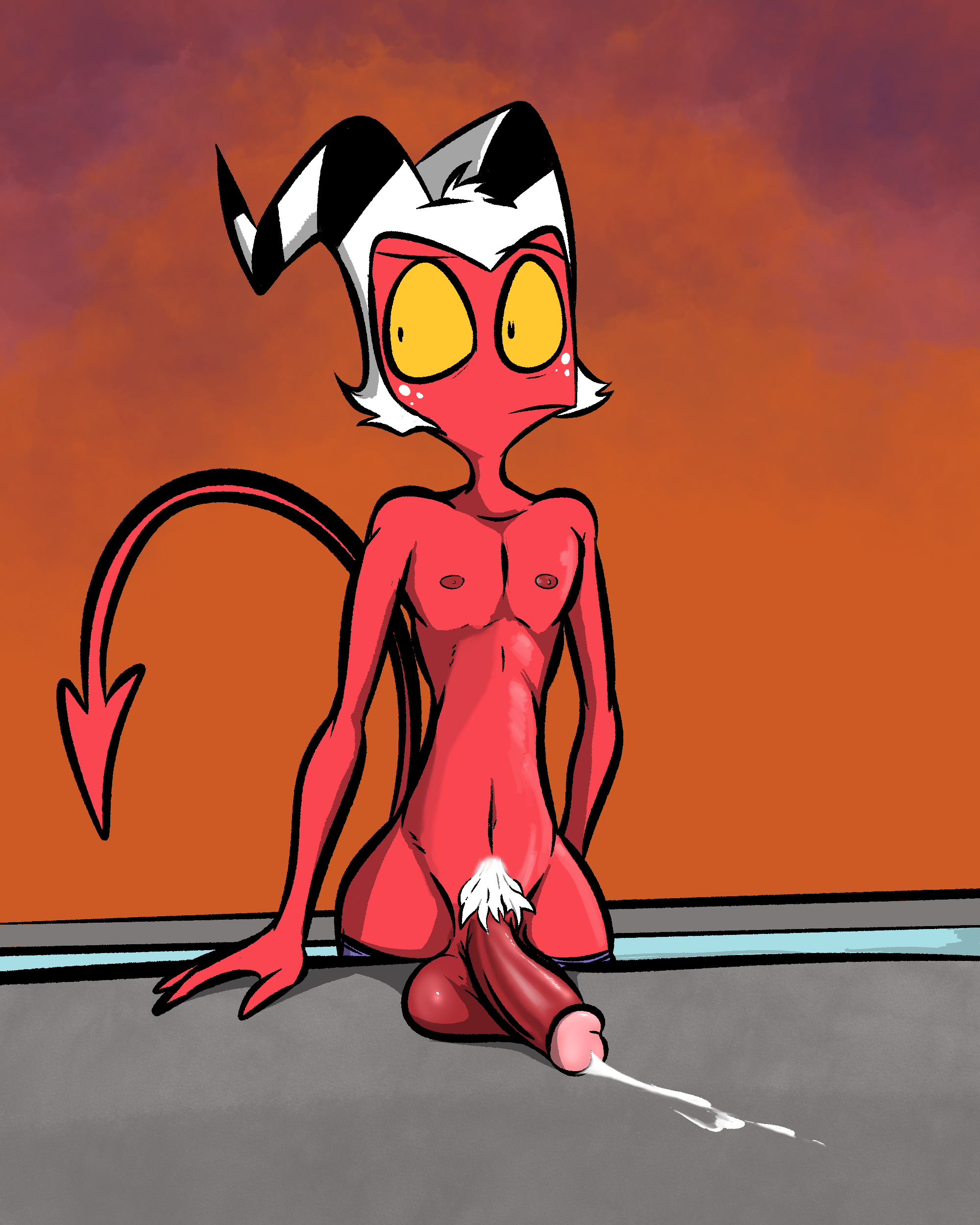 Moxxie (Helluva Boss) Rule 34 Image