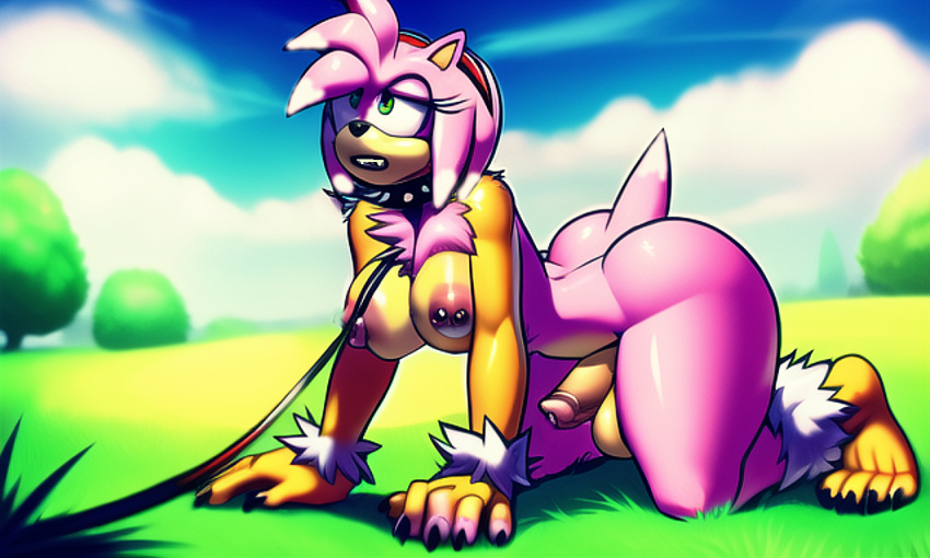 Amy Rose (Sega) Rule 34 Image