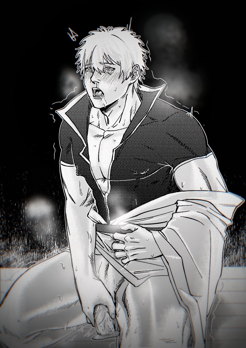 Gintoki Sakata (Gintama) Rule 34 Image