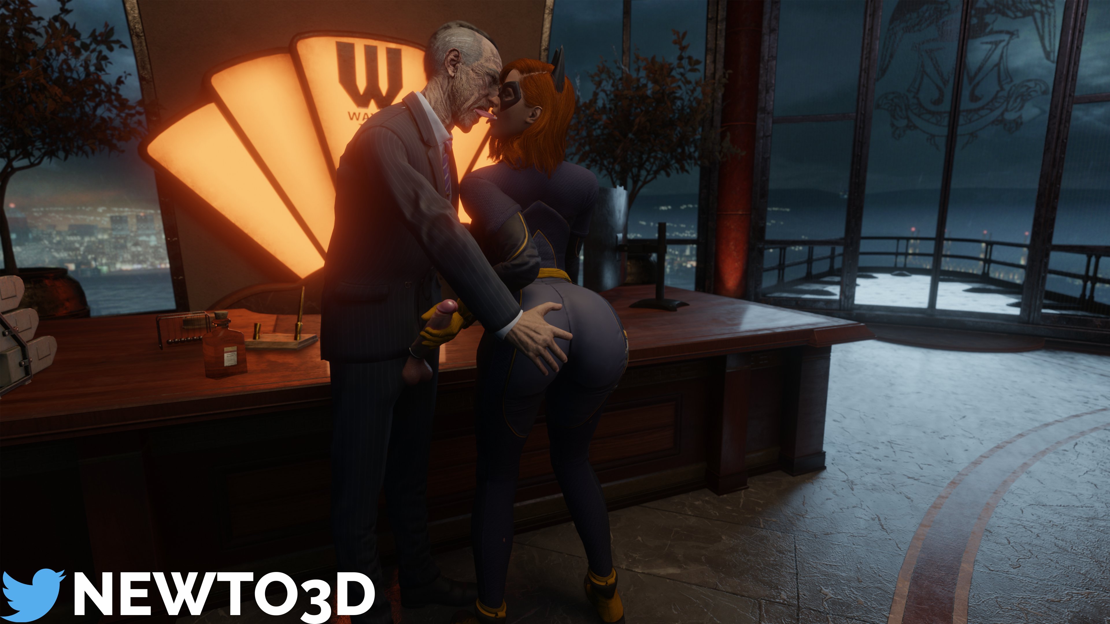 Alfred Pennyworth (Batman: Arkham Knight) Rule 34 Image