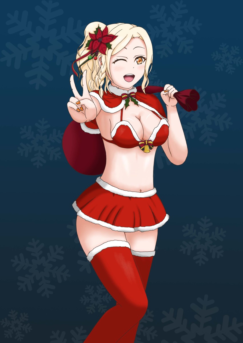Miyashita Ai (Christmas) Rule 34 Image
