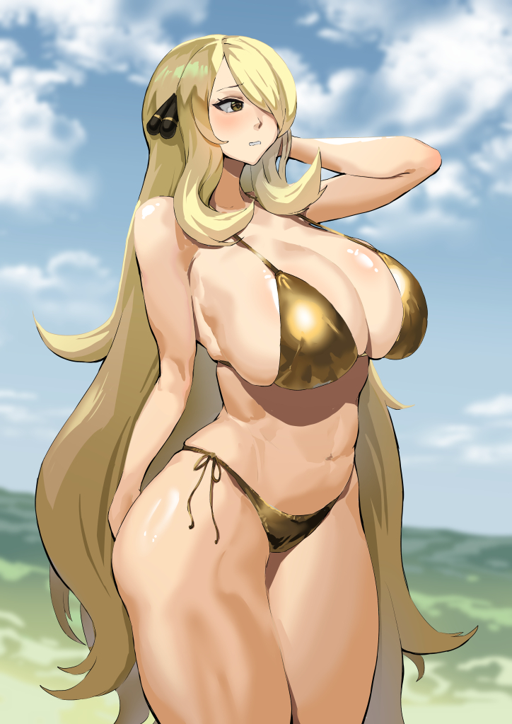Cynthia (Pokemon) Rule 34 Image