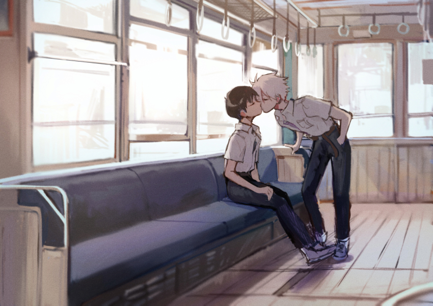 Ikari Shinji (Nagisa Kaworu) Rule 34 Image