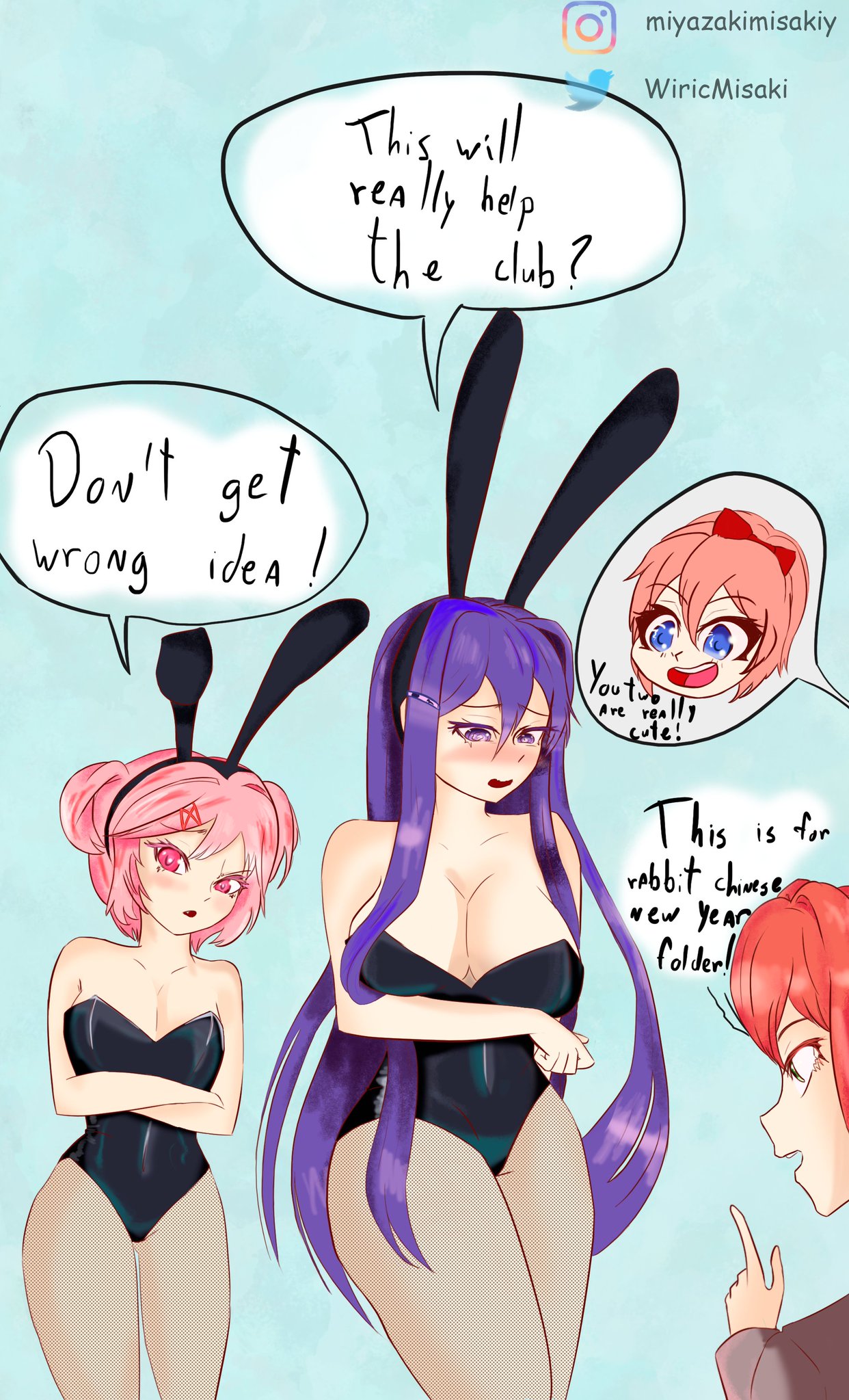 Monika (Doki Doki Literature Club) Rule 34 Image