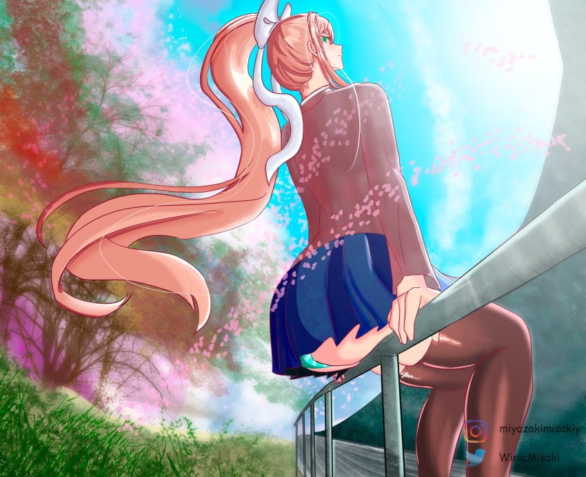 Monika (Doki Doki Literature Club) Rule 34 Image