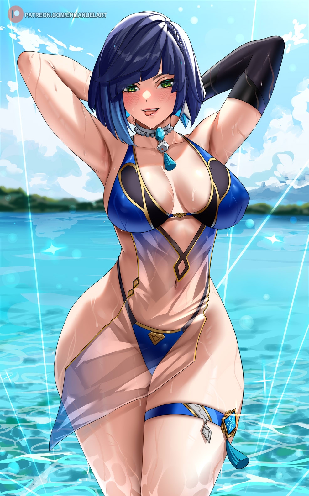 Yelan (Genshin Impact) Rule 34 Image