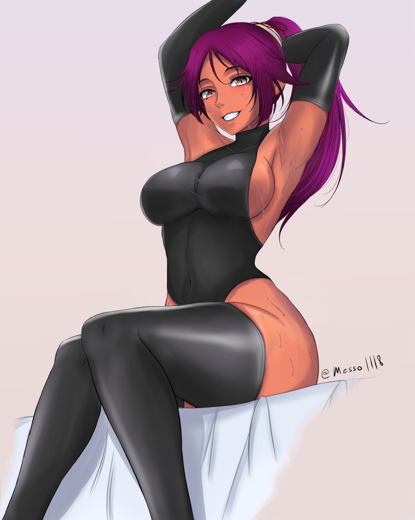 Shihouin Yoruichi (Bleach) Rule 34 Image
