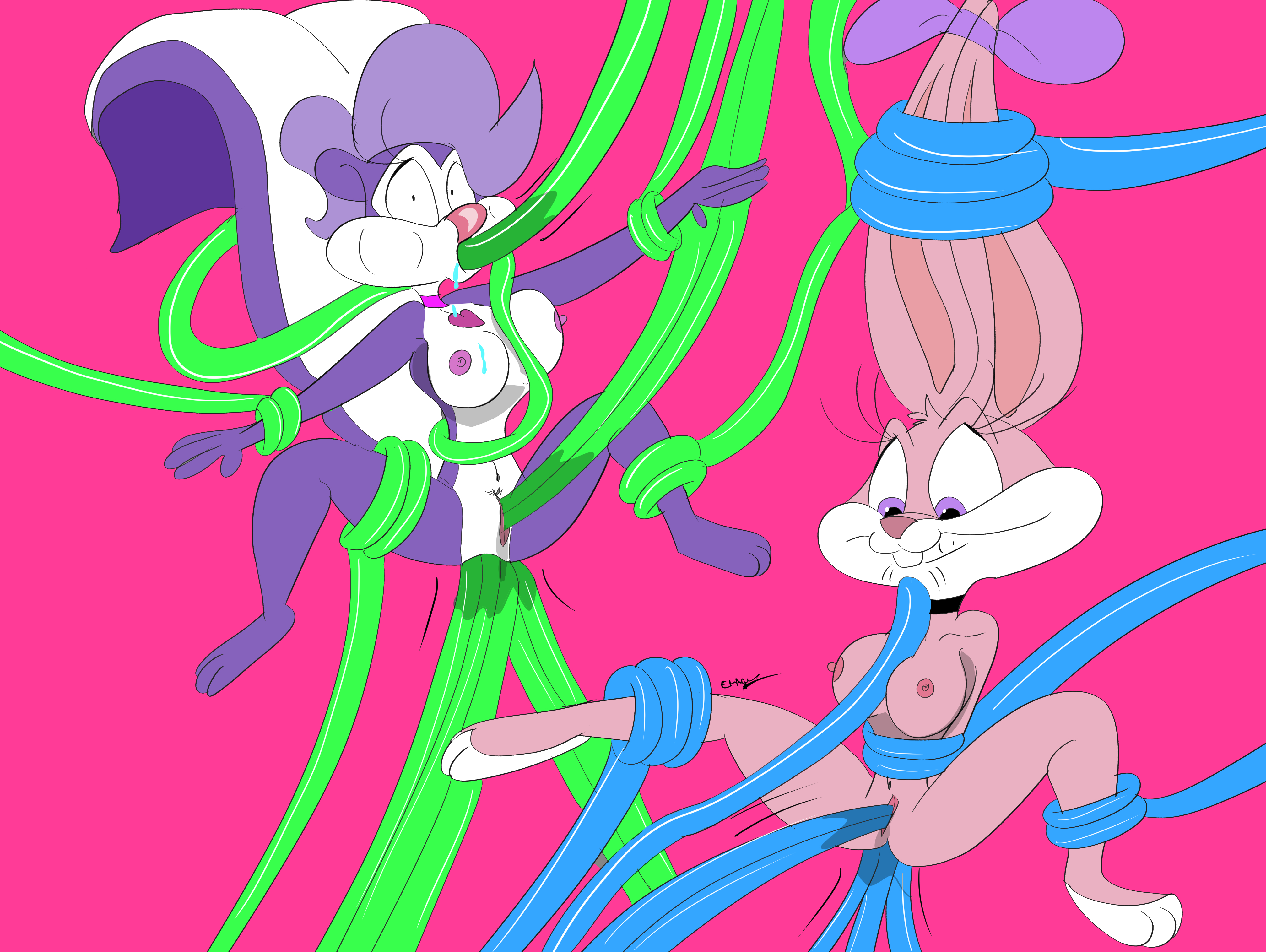 Babs Bunny (Tiny Toon Adventures) Rule 34 Image