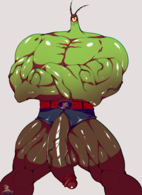Sheldon J. Plankton (Spongebob Squarepants) Rule 34 Image