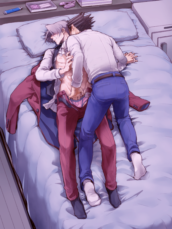 Miles Edgeworth (Ace Attorney) Rule 34 Image
